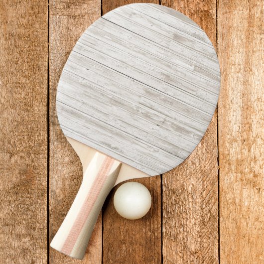 Raquette De Ping Pong Bois blanc