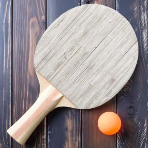 Raquette De Ping Pong Bois Blanchi