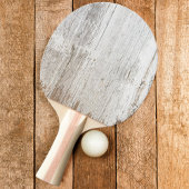 Raquette De Ping Pong Bois Blanchi à l'Ancienne