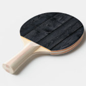Raquette De Ping Pong Bois Brûlé Foncé Simple (Devant Angle)