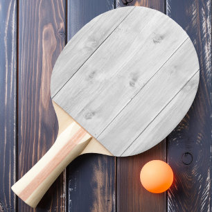 Raquette De Ping Pong Bois clair pur gris