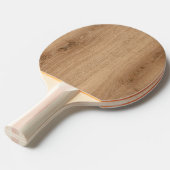 Raquette De Ping Pong Bois de teck clair (Devant Angle)