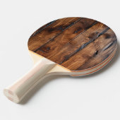 Raquette De Ping Pong Bois foncé brillant (Devant Angle)