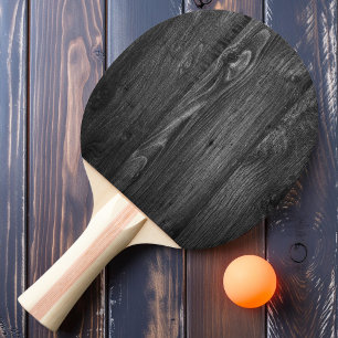 Raquette De Ping Pong Bois foncé patiné