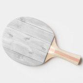 Raquette De Ping Pong Bois gris clair propre (Côté)