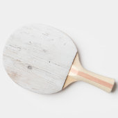 Raquette De Ping Pong Bois peint en blanc (Côté)