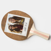 Raquette De Ping Pong Bois rustique avec cadre photo Carré (Côté)