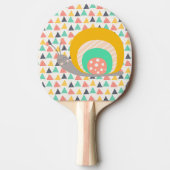 Raquette De Ping Pong Bon escargot sur les triangles (Devant)