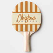 Raquette De Ping Pong Bonbons de polo du milieu du siècle brassant Nom d (Devant)
