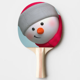 Raquette de Ping Pong / Bonhomme de neige