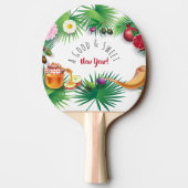 Raquette De Ping Pong Bonne et douce nouvelle année ! Holiday Rosh Hasha (Dos)