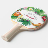 Raquette De Ping Pong Bonne et douce nouvelle année ! Holiday Rosh Hasha (Devant Angle)