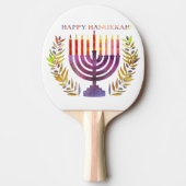 Raquette De Ping Pong Bonne Hanoukka Ping Pong Paddle (Devant)