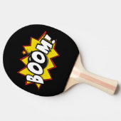 Raquette De Ping Pong Boom Superhero Comic Action Mots Ping Pong Paddle (Côté)