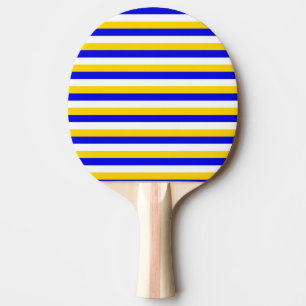 Raquette De Ping Pong Bosnie Herzégovine Uruguay drapeau rayures pays pa