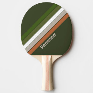 Raquette De Ping Pong Bosquet Brumeux Rayé avec Nom