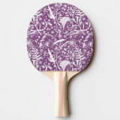 Raquette De Ping Pong Botanique violet moderne (Dos)