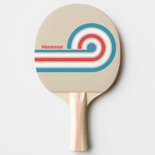 Raquette De Ping Pong Boucle Cloud Chaser avec Nom et Rayures (Devant)