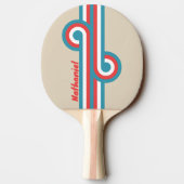 Raquette De Ping Pong Boucle Rayée Cloud Chaser avec Nom (Dos)