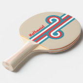 Raquette De Ping Pong Boucle Rayée Cloud Chaser avec Nom (Devant Angle)