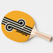 Raquette De Ping Pong Boucle Rétro Bumblebee Buzz avec Nom (Côté)