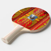 Raquette De Ping Pong Bouclier militaire romain - Scutum (Devant Angle)