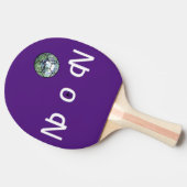 Raquette De Ping Pong Boule Disco sur les lignes de pitch Ping Pong viol (Côté)