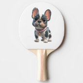 Raquette De Ping Pong Bouledogue Français (Devant)