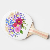 Raquette De Ping Pong Bouquet de fleurs (Côté)