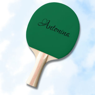 Raquette De Ping Pong Bouteille Vert Nom moderne   Minimaliste tendance