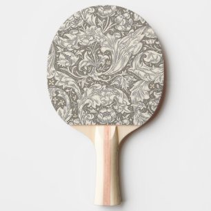 Raquette De Ping Pong Bouton de fiancé de William Morris damassé antique