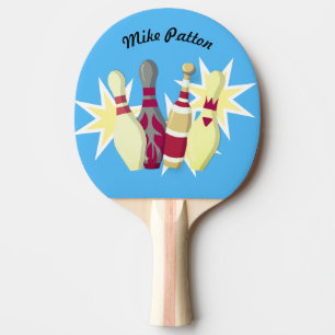 Raquette De Ping Pong Bowling de style Vintage