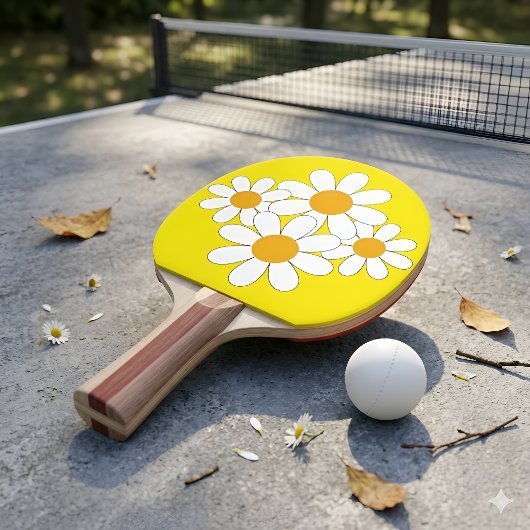 Raquette De Ping Pong Bright and Bold Daisy