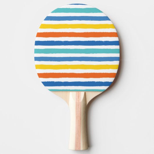 Raquette De Ping Pong Bright Beach Striped Motif (Devant)