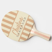 Raquette De Ping Pong Brochure à bonbons Polo du milieu du siècle Nom de (Côté)