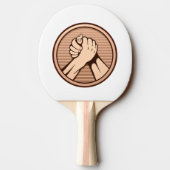 Raquette De Ping Pong Bronze (Dos)