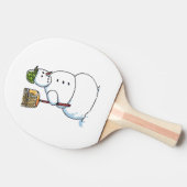 Raquette De Ping Pong Broom Snowman ping pong paddle (Côté)