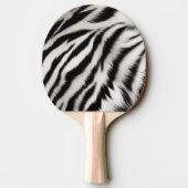 Raquette De Ping Pong Brown Crème léopard animal (Dos)