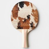 Raquette De Ping Pong Brown noir blanc (Devant)