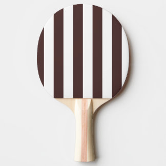 Raquette De Ping Pong Brun et blanc rayures verticales café