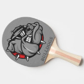 Raquette De Ping Pong Bulldogs Mascot Ping Pong Paddle (Côté)