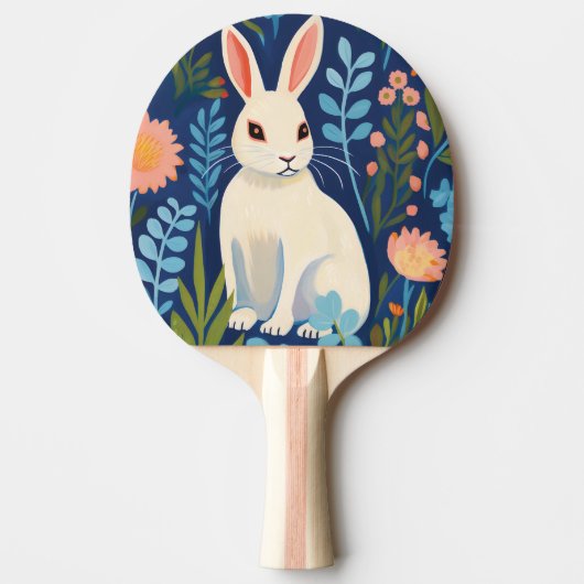 Raquette De Ping Pong Bunny Floral (Devant)