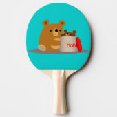 Raquette De Ping Pong Bye Bye Honey ! Bears de dessin mignon Ping Pong P (Dos)