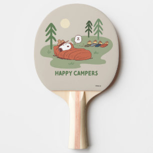 Raquette De Ping Pong cacahuètes   Campeurs de couchage Snoopy & Woodsto