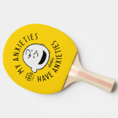 Raquette De Ping Pong cacahuètes | Charlie Brown Nervous depuis 1950 (Côté)