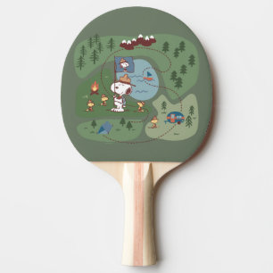 Raquette De Ping Pong cacahuètes   Niché dans le camping des montagnes