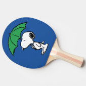 Raquette De Ping Pong cacahuètes | Parapluie vert Snoopy (Côté)