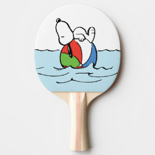 Raquette De Ping Pong cacahuètes   Snoopy Beach Ball Beach