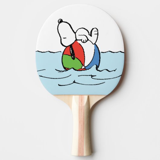 Raquette De Ping Pong cacahuètes | Snoopy Beach Ball Beach (Devant)