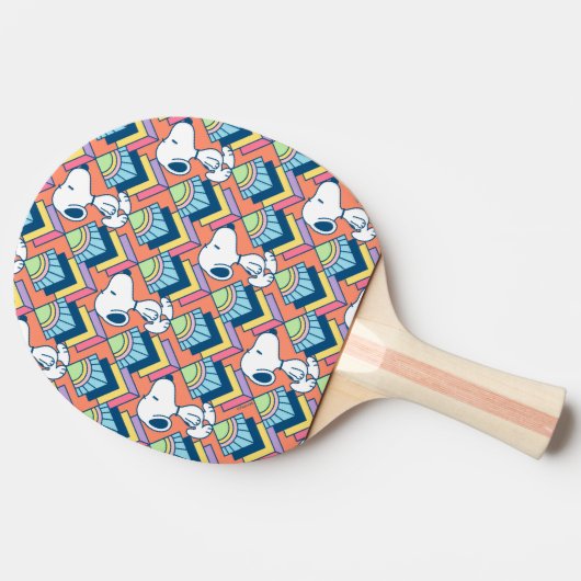 Raquette De Ping Pong cacahuètes | Snoopy Deco Dreams Motif (Côté)